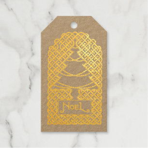 Celtic Christmas Tree Personalisiert Geschenkanhänger