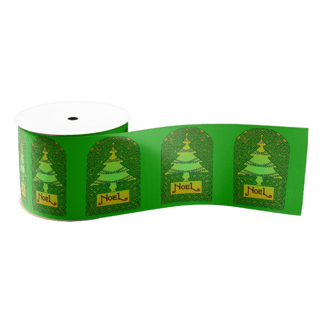 Celtic Christmas Tree Ribbon Ripsband (Spule)