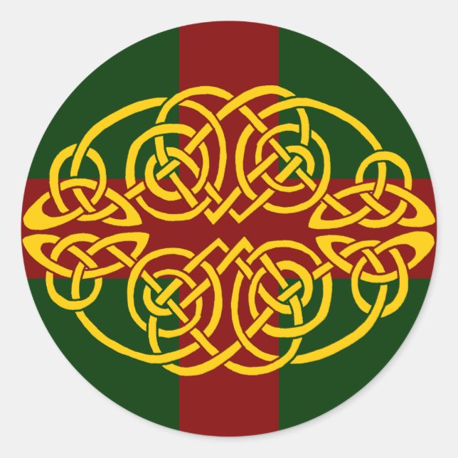 Celtic Christmas Weihnachten Stickers (Vorderseite)