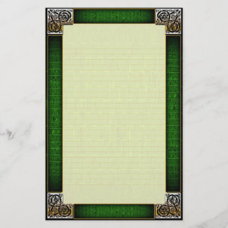 "Celtic Corners Six" Fine Lined Stationery Briefpapier