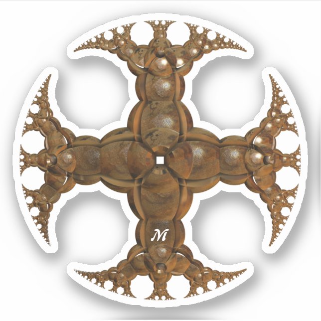 Celtic Cross Aufkleber (Vorderseite)