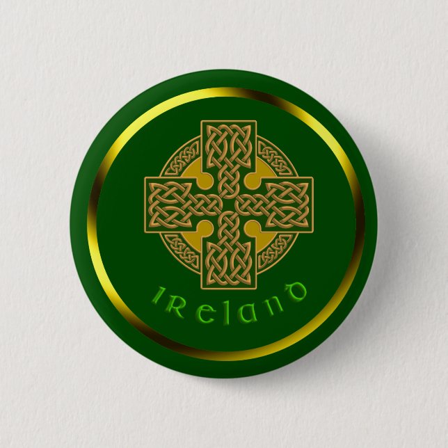 Celtic Cross Button (Vorderseite)
