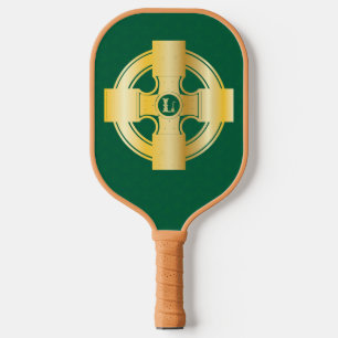 Celtic Cross Celtic Knot Letter L Monogram Pickleball Schläger
