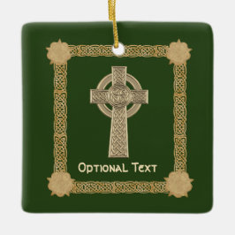 Celtic Cross Custom Keramikornament
