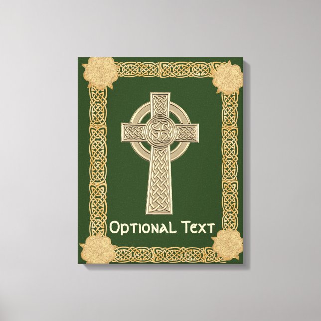 Celtic Cross Custom Leinwanddruck (Vorderseite)