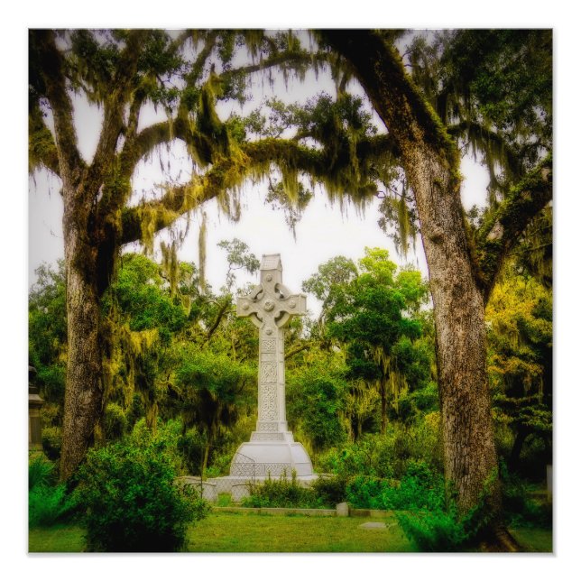 Celtic Cross Deep South Image Fotodruck (Vorne)