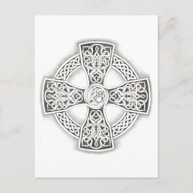 Celtic Cross Fantasy Postcard Postkarte (Vorderseite)