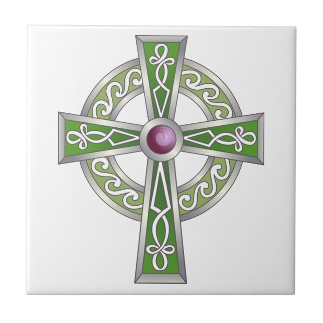 Celtic Cross Fliese (Vorderseite)