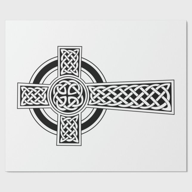 Celtic Cross Geschenkpapier (Flach)