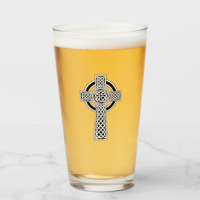 Celtic Cross Glas (Vorne (Gefüllt))