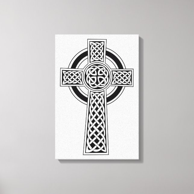 Celtic Cross Leinwanddruck (Vorderseite)