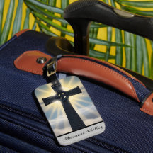 Celtic Cross mit Sonnenschein Hintergrund