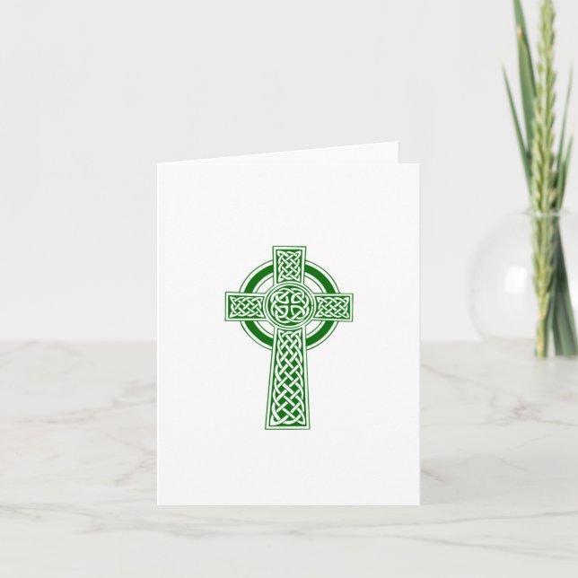 Celtic cross note card anpassbar karte (Vorderseite)