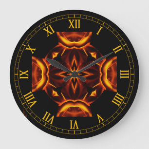 Celtic Cross ~ Out of the Crucible ~ Große Wanduhr