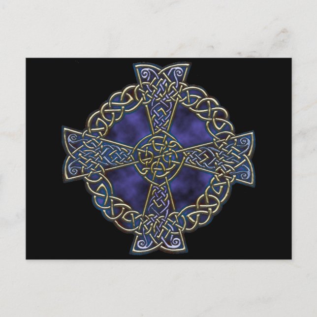 Celtic Cross Postcard Postkarte (Vorderseite)