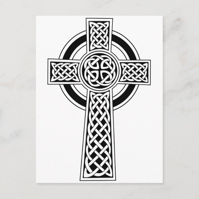 Celtic Cross Postkarte (Vorderseite)