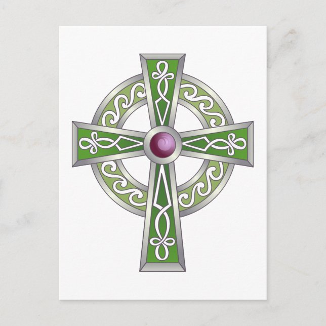 Celtic Cross Postkarte (Vorderseite)