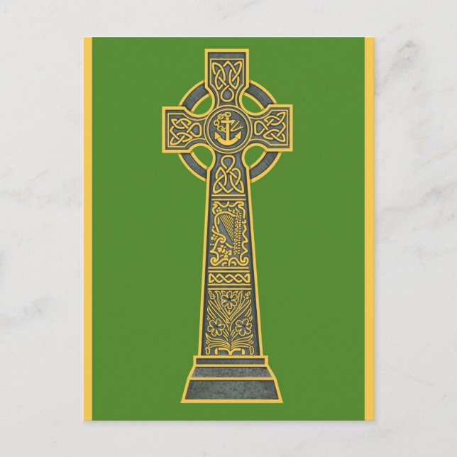 Celtic Cross Postkarte (Vorderseite)