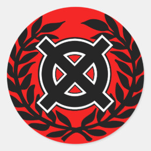 Celtic Cross Runder Aufkleber