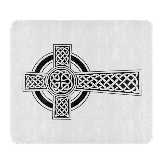 Celtic Cross Schneidebrett (Vorderseite)