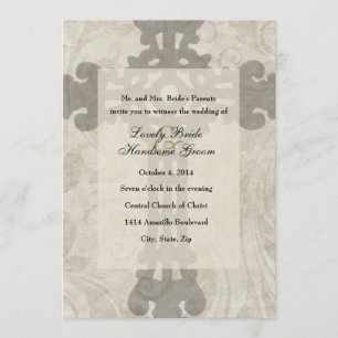 Celtic Cross Scripture Liebe Hochzeit Einladung