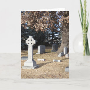 Celtic Cross Sympathy Card Karte