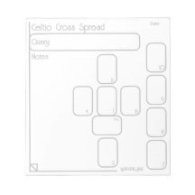 Celtic Cross Tarot Spread (mittel, einfach) Notepa