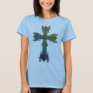 Celtic De Colores Cross T-Shirt