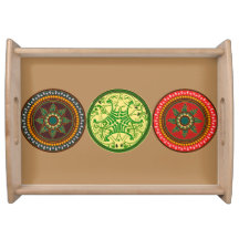 Celtic Design Large Serviertablett
