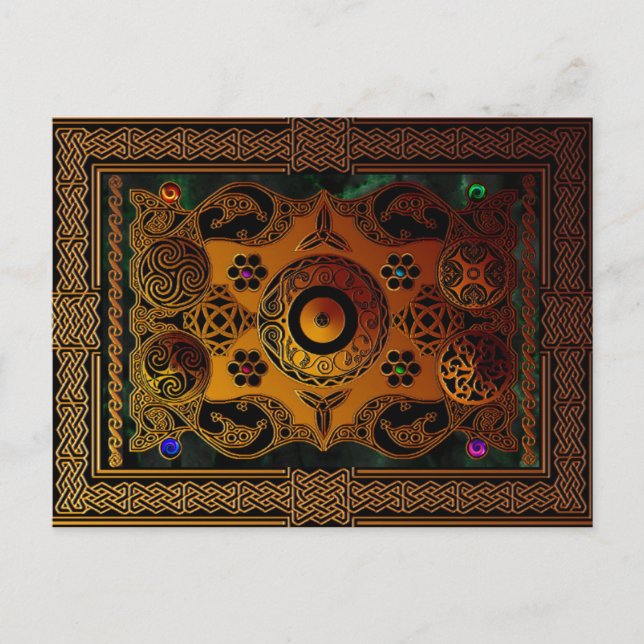 Celtic Design Postcard Postkarte (Vorderseite)