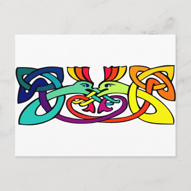 Celtic Design Postkarte (Vorderseite)