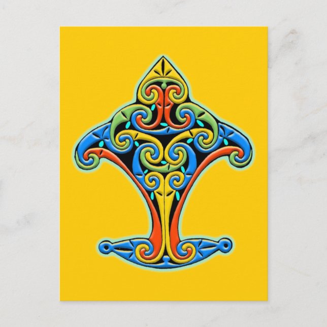 Celtic Design Postkarte (Vorderseite)