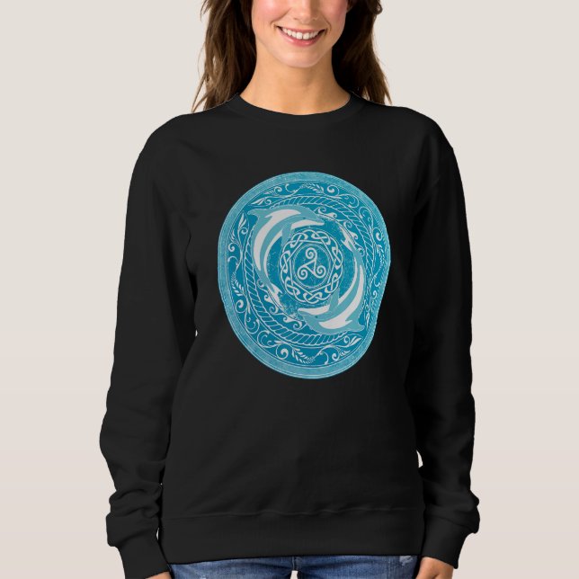 Celtic dolphins sweatshirt (Vorderseite)