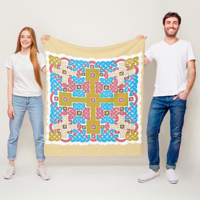 Celtic Donegal Fleecedecke (Beispiel)