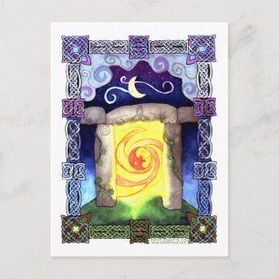Celtic Doorway Postkarte