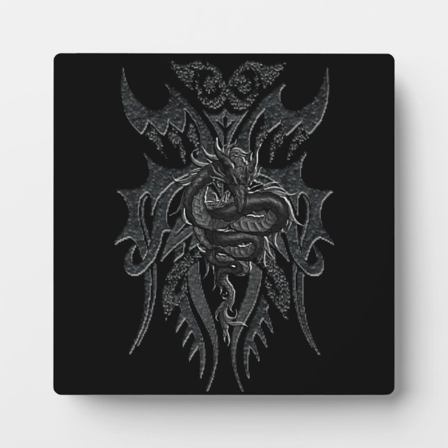Celtic Dragon Plaque Fotoplatte (Vorderseite)
