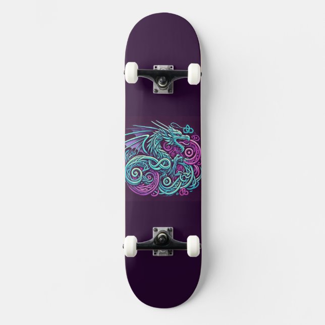 Celtic Dragon Skateboard (Vorderseite)