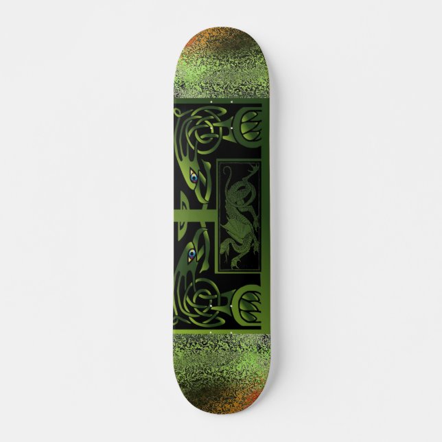 Celtic Dragon Skateboard (Vorne)