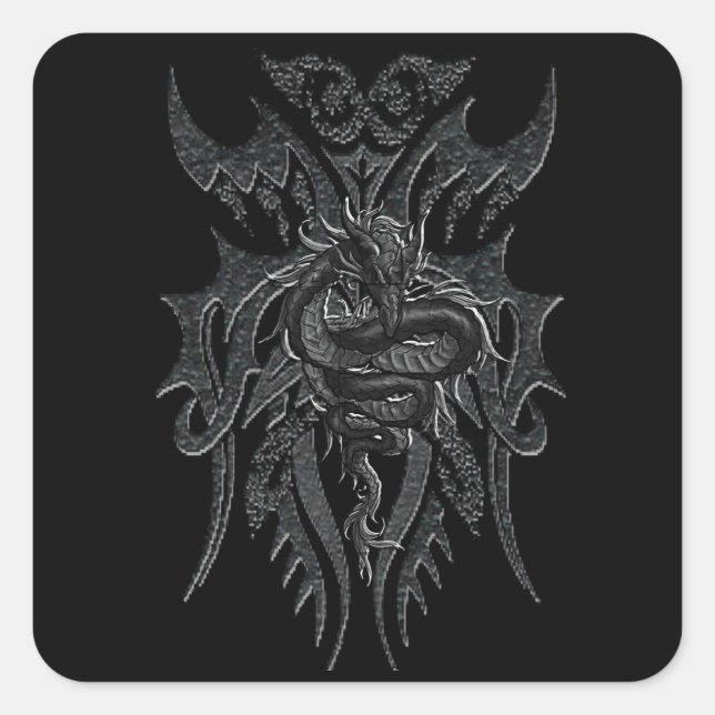 Celtic Dragon Sticker (Vorderseite)