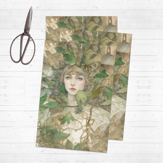Celtic Fairytale Seidenpapier (Fairy tissue paper for gift wrapping or decoupage)