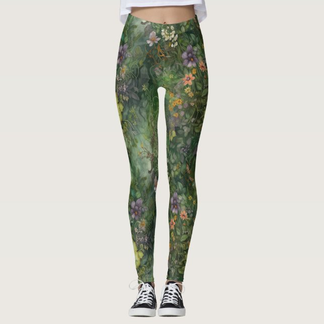 Celtic Garden Leggings - Hübsch (Vorderseite)