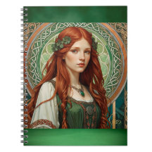 Celtic Girl 2 SpiralNotebook