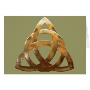 Celtic Gold Trinity Knot