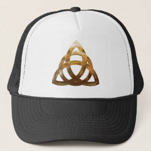 Celtic Gold Trinity Knot Truckerkappe