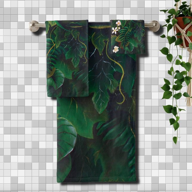 Celtic Green Man Owl Badhandtuch Set (Von Creator hochgeladen)