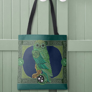 Celtic Green Owl