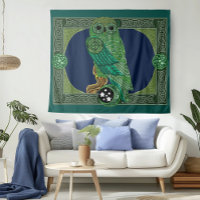 Celtic Green Owl