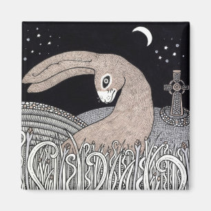 Celtic Hare Magnet