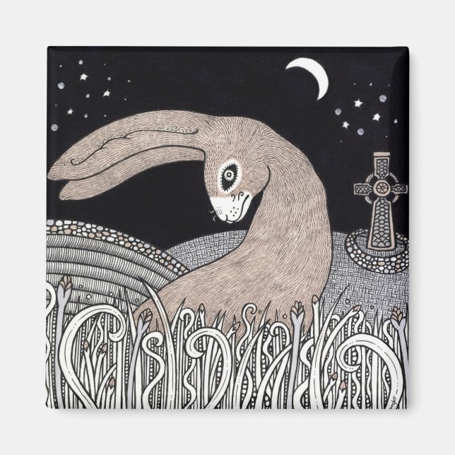 Celtic Hare Magnet (Vorne)