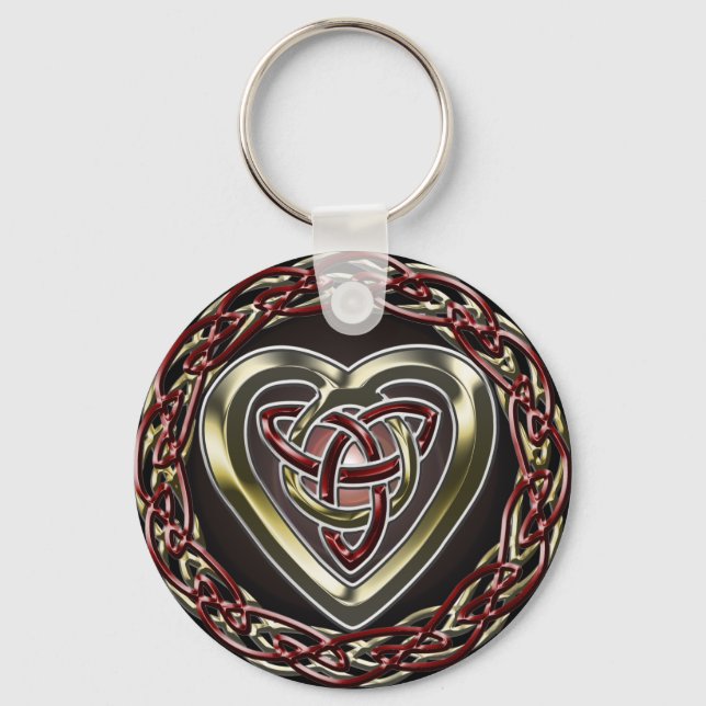 Celtic Heart Keychain Schlüsselanhänger (Vorderseite)